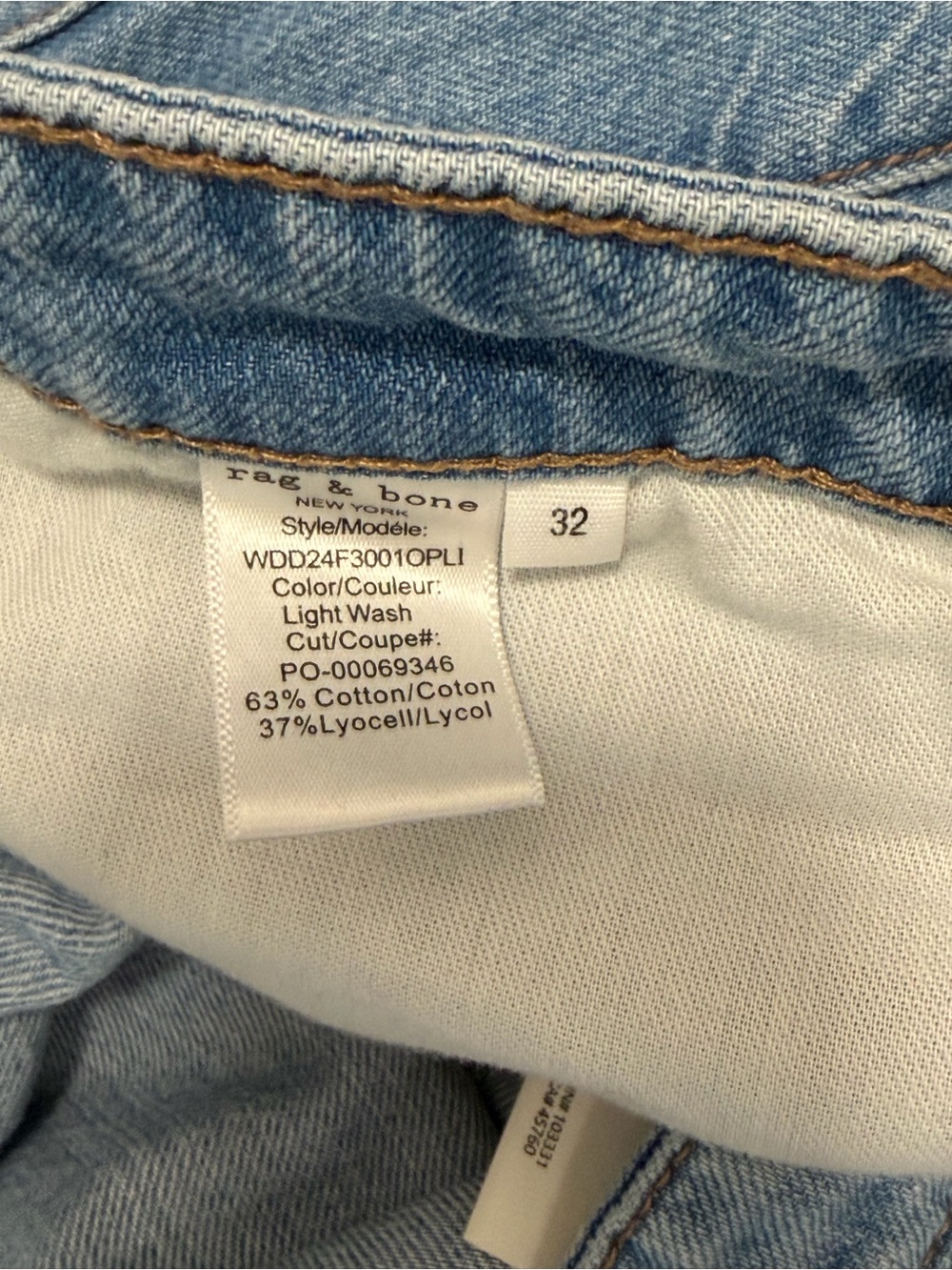 Rag & Bone Lori Mid Rise Crop Jeans - Picture 5 of 6